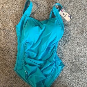 Brand new Upopby one piece bathing suit color aqua